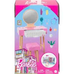 Barbie Dressing Table And Accessory Pack, Kids Toys, Vanity theme