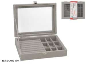 Jewelry Tray With Cushions 20x15x5cm