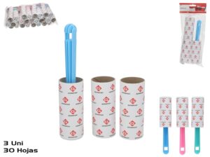 Set Of 3 Lint Roller Rolls, 30 Sheets