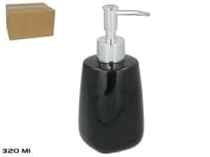 Ceramic Soap Dispenser Albacete 320ml Black