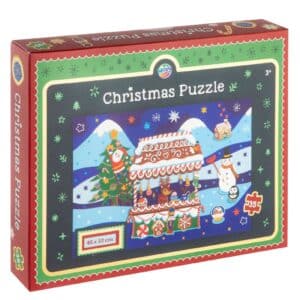 Christmas Puzzle In Shoebox, 46x32cm, 35pcs