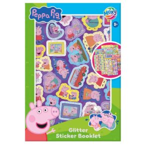 Peppa Glitter Sticker Book A5, 8 Sheets