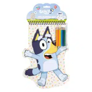 Bluey Shaped Colouring Pad, 20 Sheets