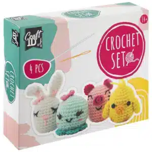 Crochet Kit Animals, 4 Pieces