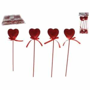Hearts on Stick X4 Love 6.5x2x25.5cm