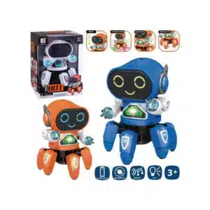 Octopus Robot 3 Assorted Models  14 X 14 X 17 Cm