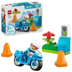 Lego 10471 Duplo Blue Police Motorcycle