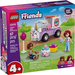 Lego 42675 Friends Unicorn Cake Delivery Car 67pcs