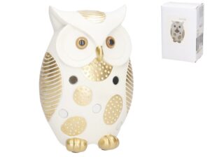 Kerani Owl Figure 11.5x7.5x16.5 Cm