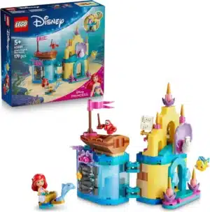 Lego Disney Princess Ariel's Magical Mini Palace - The Little Mermaid Castle Toy w/a Micro Doll plus Sebastian & Flounder Animal Figures