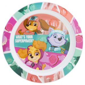 Stor Kids Microwave Safe Plate Paw Patrol Girl Superpowers Skye