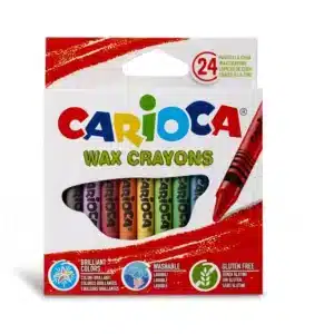 Carioca Wax Crayons 12pcs