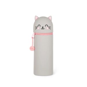Legami 2 in 1 Soft Silicone Pencil Case - Kawaii - Kitty