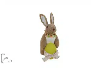 Easter Decorative Easter Bunny with Egg 35cm