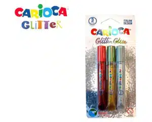 Glitter Glue Carioca 10.5ml 3pz