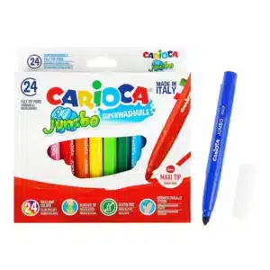 Carioca Jumbo Maxi Superwashable Markers x24
