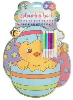 Easter Shaped Colouring Book, 20 Sheets,