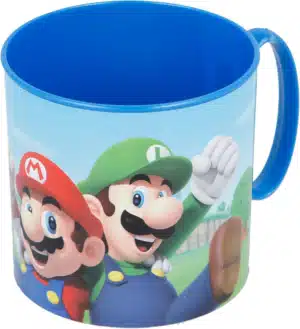 Super Mario Microwave Safe Plastic Mug 265ml