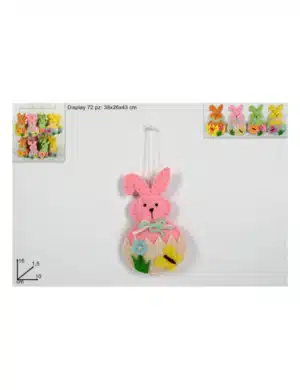 Fabric Rabbit Hanger 16cms