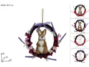 Easter Door Hanging Wreath 27 Cm