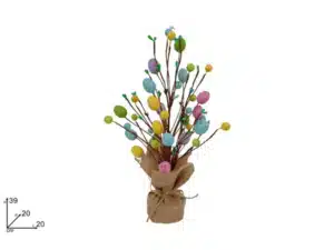 Easter Plant with Decorative Eggs