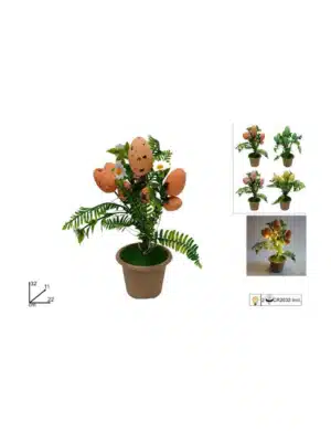 Easter Plant Light-Up  4 Assorted Colours