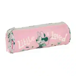 Round Pencil Case Minnie Mouse Minty
