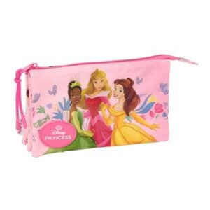 Triple Pencil Case Disney Princess