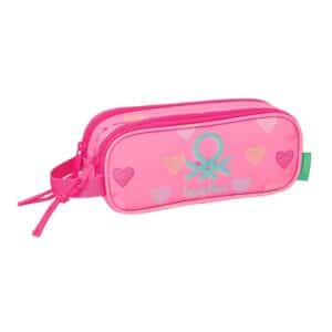 Benetton Double Pencilcase Heart