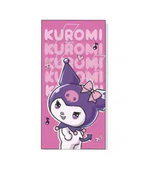 Beach Towel Microfibre Kuromi 70x140cms