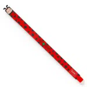 Legami Pen Erasable Ladybird Red