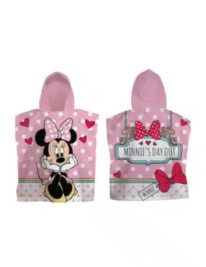 Microfibre Beach Poncho 55x110cm Minnie Mouse