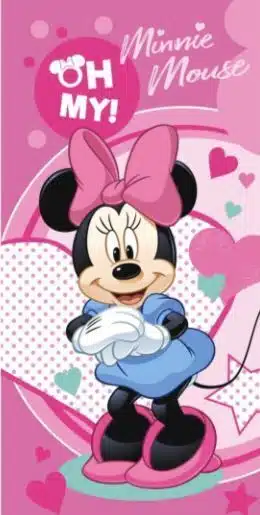 Microfibre Beach Towel Minnie Mouse 70x40cms