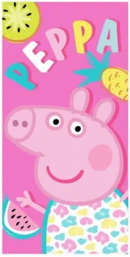 Beach Towel Microfibre Peppa Pig
