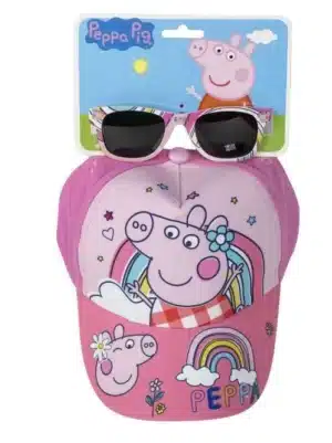 Peppa Pig Baseball Cap + Sunglasses Set