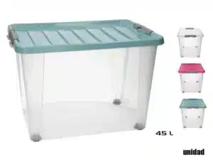 Organiser Box With Wheels 45Ltr