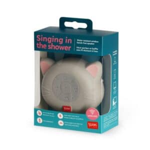 Legami Kitty Water-Resistant Bluetooth® Hands-Free Speaker - Singing In The Shower