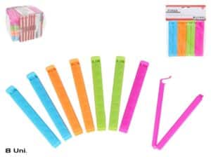 Bag Seal Clamps X8 Pack 11.5x1.5x1cm