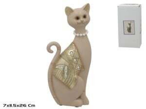 Mibia Resin Decorative Cat 11.5x7x26cm