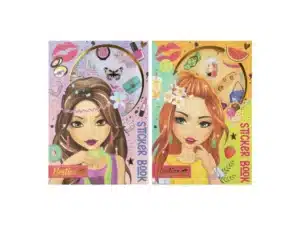 Besties Foil Sticker Book Neon A5, 8 Sheets (2 Assorted)
