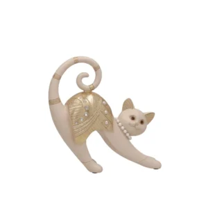 Dharma Resin Cat 20.5x6.5x20.5cm