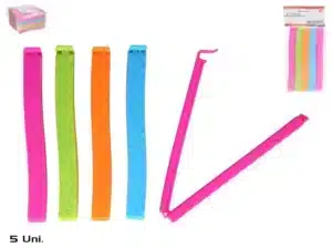 Plastic Bag Clamp X5 14.5x1.5x1cm