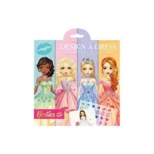 Besties Design A Dress, 21.5x21.5cm