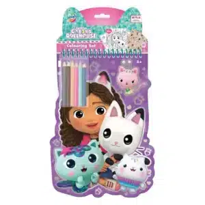 Gabby's Dollhouse Shaped Colouring Pad 20 Sheets