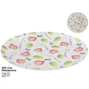 Melamine Forest Flat Plate 25 Cm