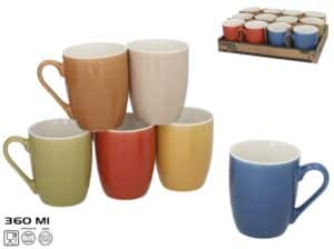 Bone China Mug Jug 360ml 6 Assorted