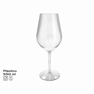 Loire Plastic Wine Glass 550ml