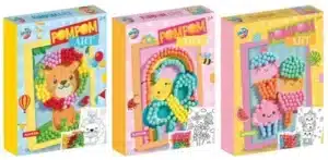 Pompom Art With Frame 26.5x19.5cm