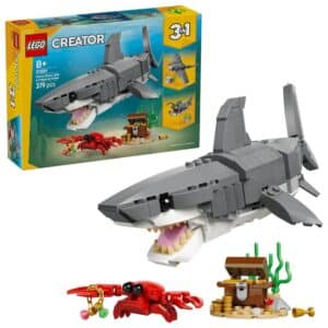 Lego 31381 Creator 3-in-1 Fierce Shark With A Treasure Chest