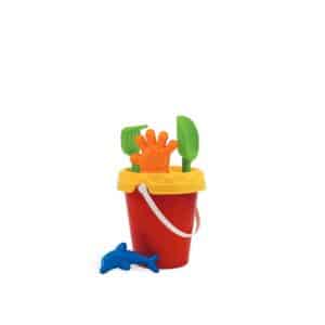 Beach Bucket Set Diameter 16 cms with accessories